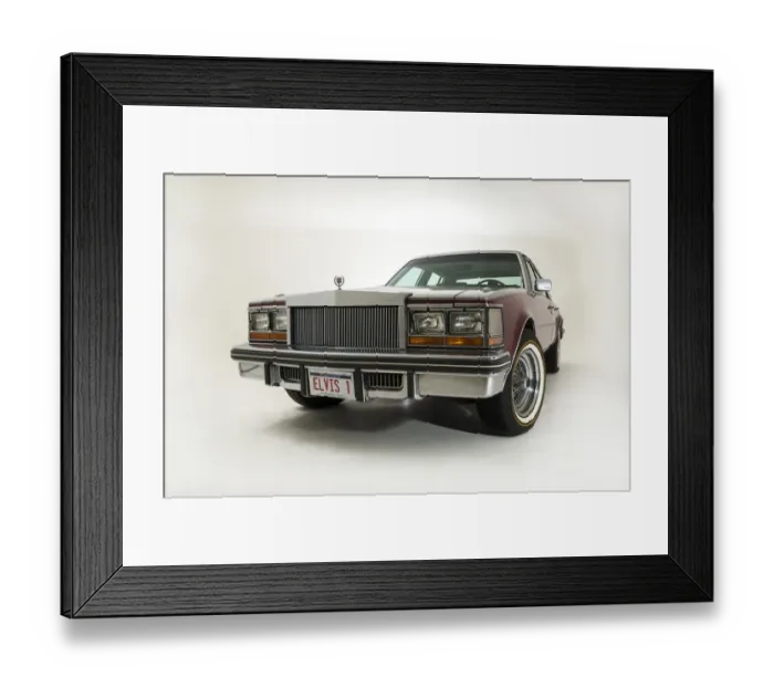 Framed Print : Cadillac Seville 1976, The last car owned by Elvis Presley Framed Print : Cadillac Seville 1976, The last car owned by Elvis Presley