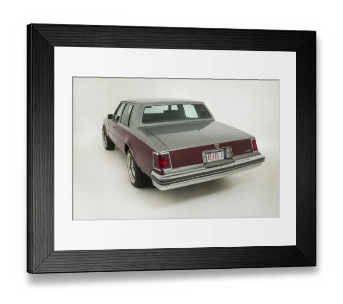 Framed Print : Cadillac Seville 1976, The last car owned by Elvis Presley Framed Print : Cadillac Seville 1976, The last car owned by Elvis Presley