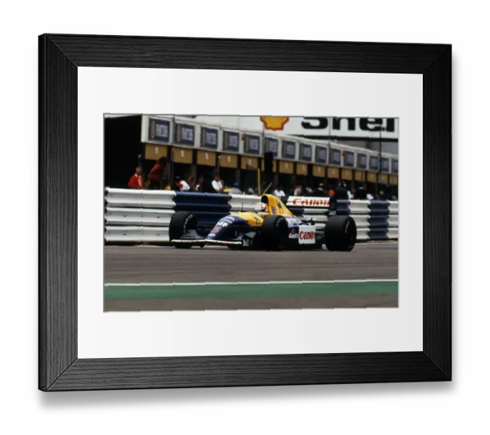 Framed Print : Williams Renault FW14B 1992 British Grand Prix, Nigel Mansell Framed Print : Williams Renault FW14B 1992 British Grand Prix, Nigel Mansell