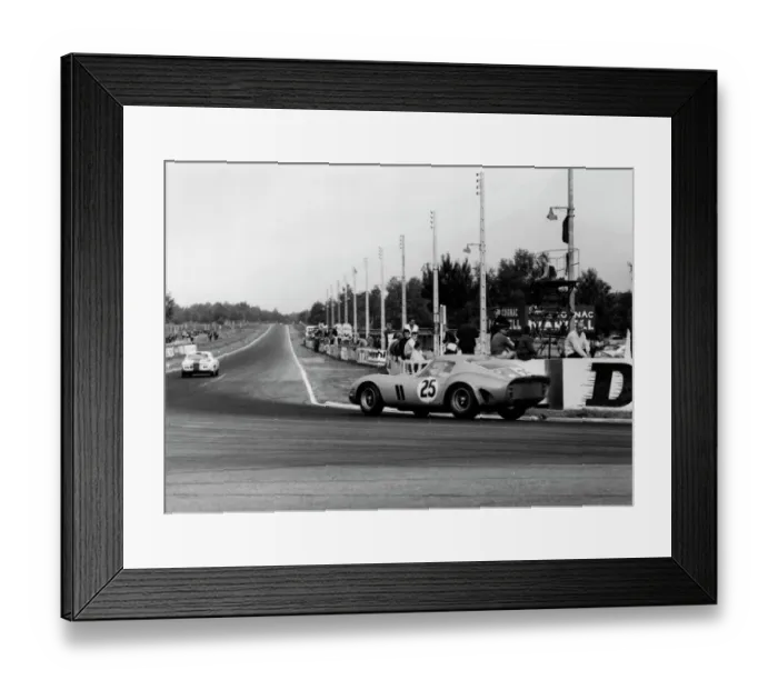 Framed Print : Ferrari 250 GTO 1963 Le Mans. Dumay-Dernier. Finished 4th overall