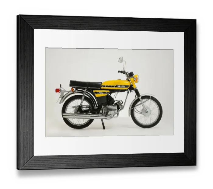 Framed Print : 1987 Yamaha FS1E moped Framed Print : 1987 Yamaha FS1E moped
