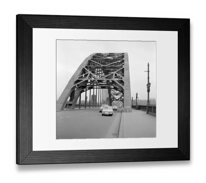 Framed Print : A Mini on the 1959 Mobil Economy Run