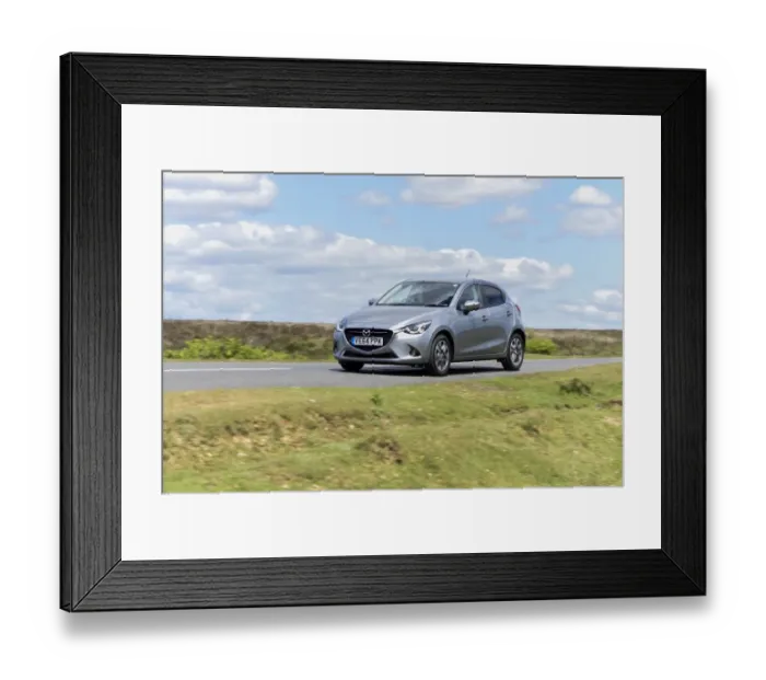 Framed Print : 2015 Mazda 2 Sport Nav Framed Print : 2015 Mazda 2 Sport Nav