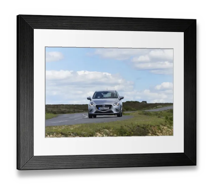 Framed Print : 2015 Mazda 2 Sport Nav Framed Print : 2015 Mazda 2 Sport Nav