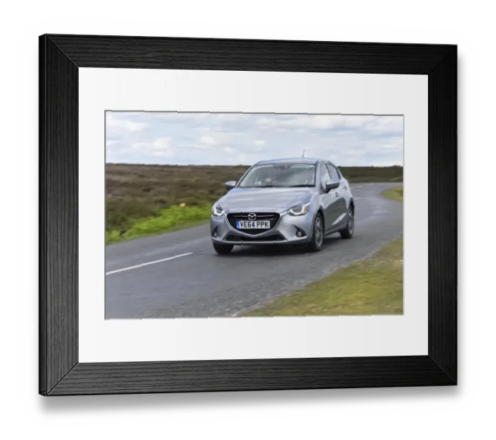 Framed Print : 2015 Mazda 2 Sport Nav Framed Print : 2015 Mazda 2 Sport Nav