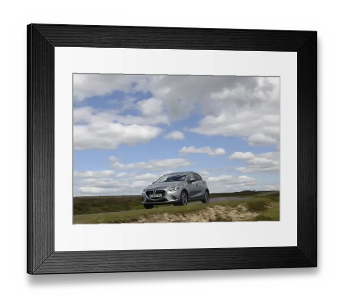 Framed Print : 2015 Mazda 2 Sport Nav