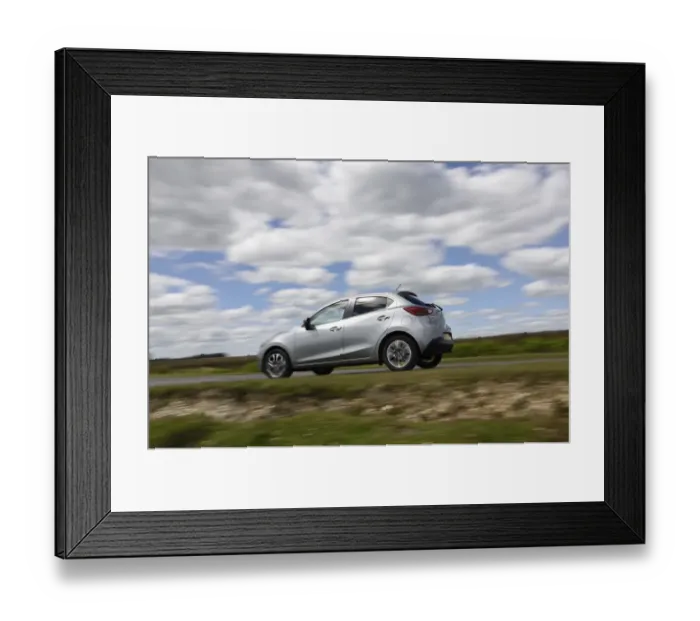 Framed Print : 2015 Mazda 2 Sport Nav Framed Print : 2015 Mazda 2 Sport Nav