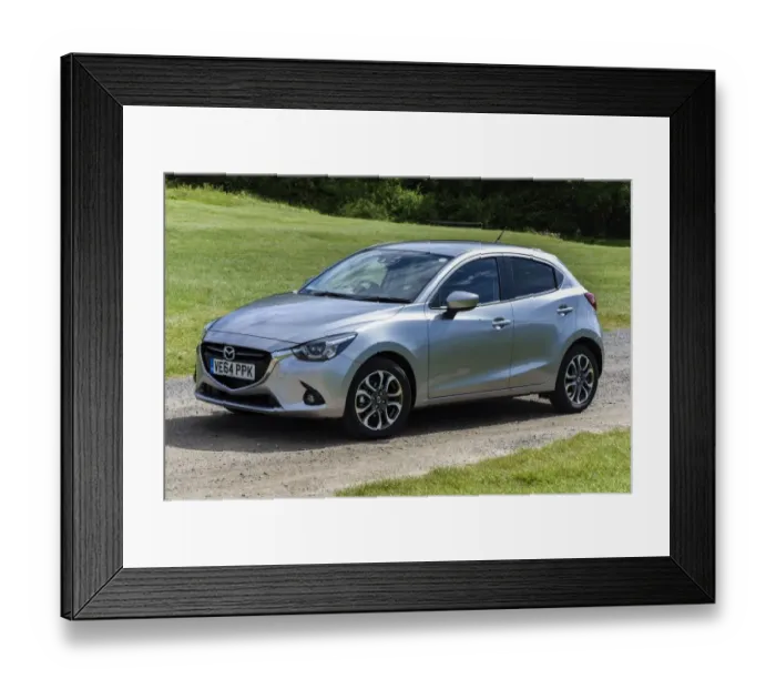 Framed Print : 2015 Mazda 2 Sport Nav