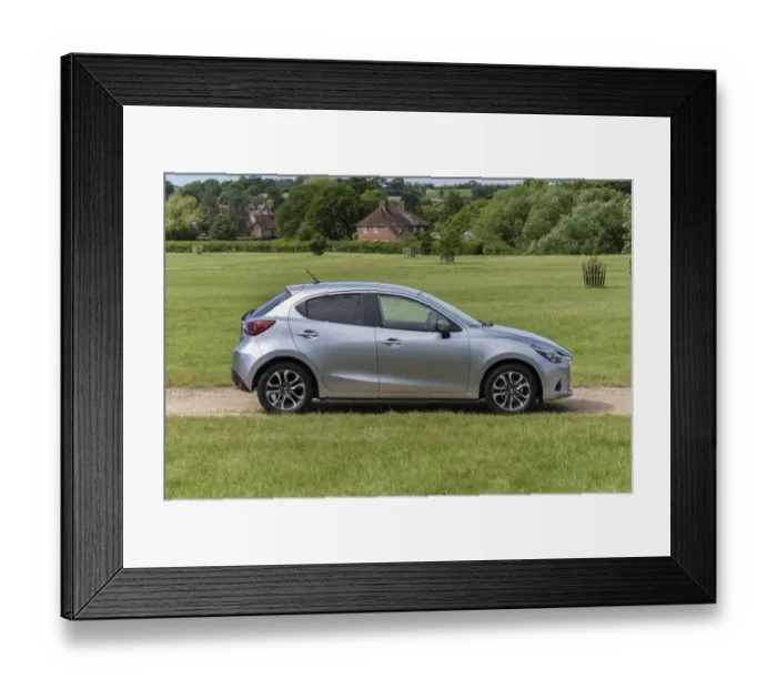 Framed Print : 2015 Mazda 2 Sport Nav
