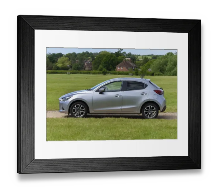 Framed Print : 2015 Mazda 2 Sport Nav Framed Print : 2015 Mazda 2 Sport Nav