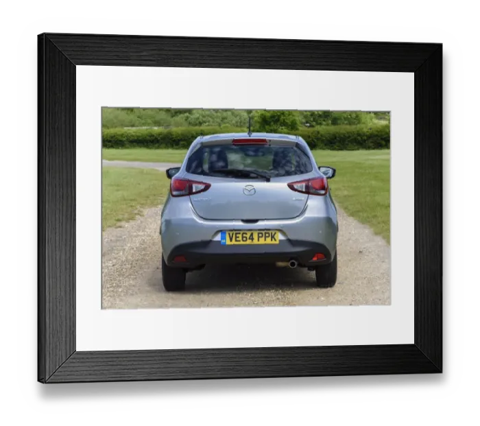 Framed Print : 2015 Mazda 2 Sport Nav Framed Print : 2015 Mazda 2 Sport Nav