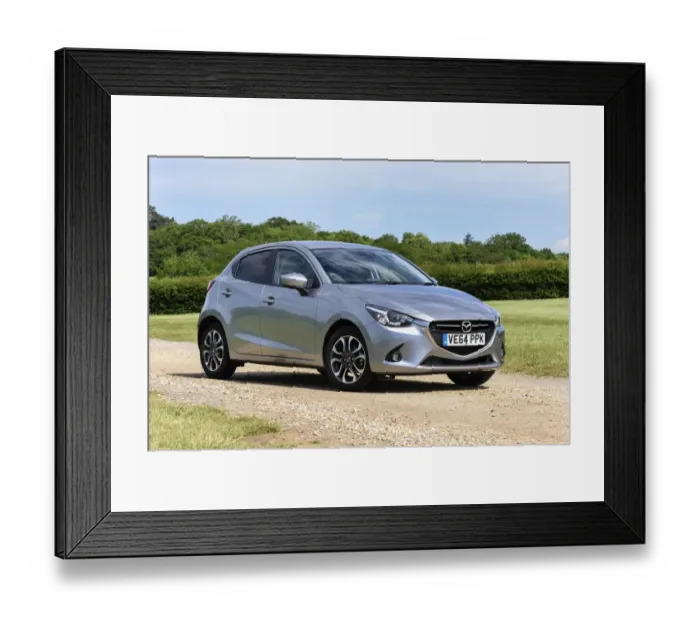 Framed Print : 2015 Mazda 2 Sport Nav