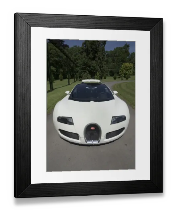 Framed Print : 2009 Bugatti Veyron Grand Sport