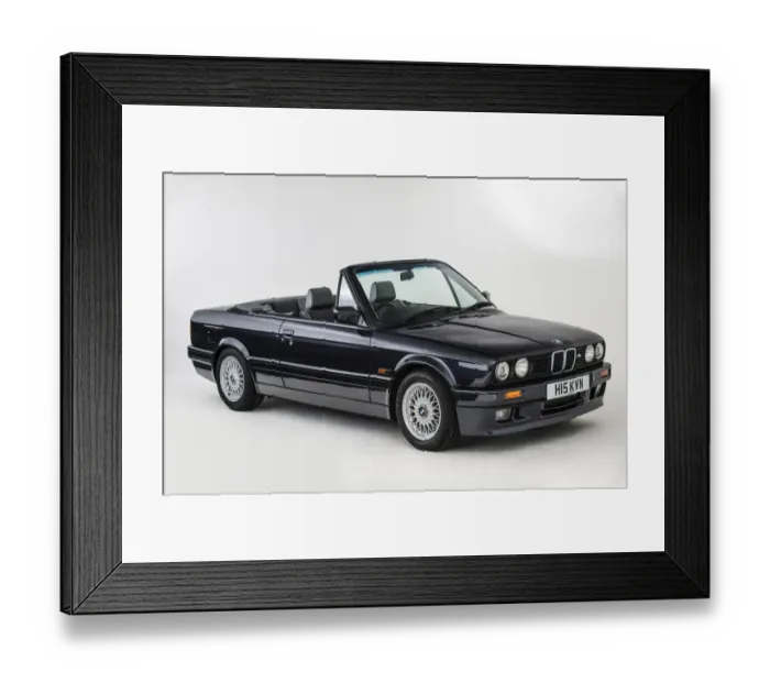 Framed Print : 1990 BMW M325i