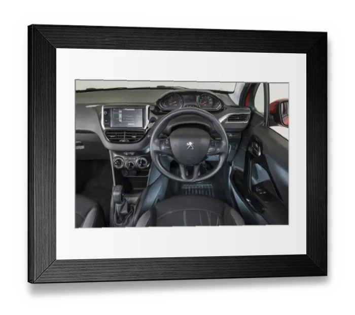 Framed Print : 2013 Peugeot 208