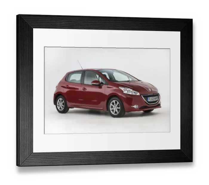 Framed Print : 2013 Peugeot 208 Framed Print : 2013 Peugeot 208
