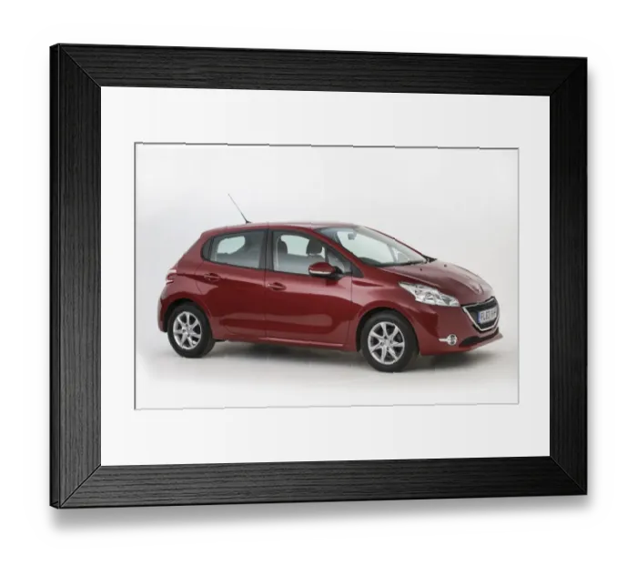 Framed Print : 2013 Peugeot 208 Framed Print : 2013 Peugeot 208
