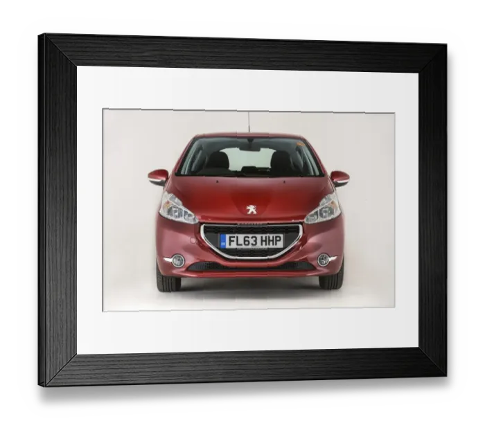 Framed Print : 2013 Peugeot 208 Framed Print : 2013 Peugeot 208