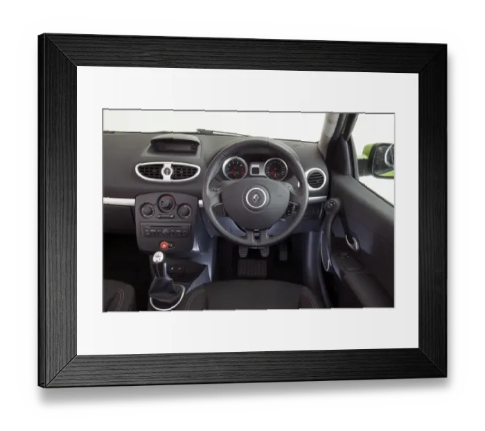 Framed Print : 2009 Renault Clio