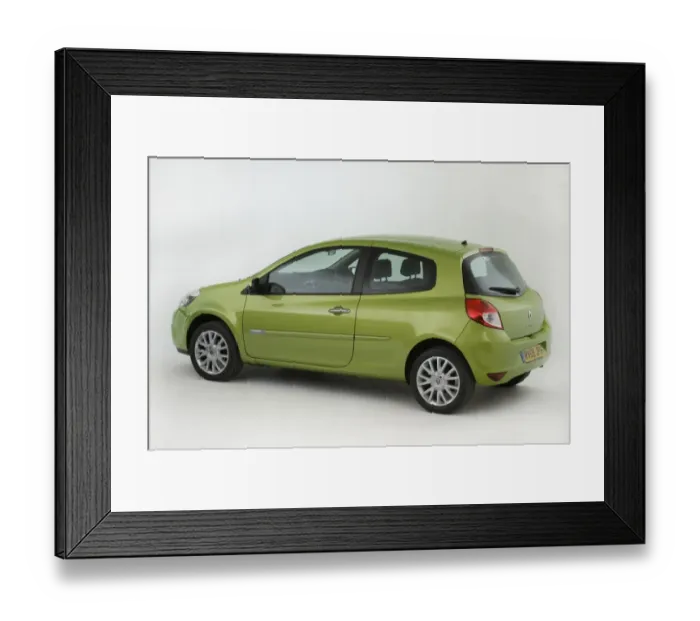 Framed Print : 2009 Renault Clio