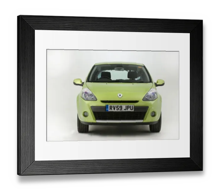 Framed Print : 2009 Renault Clio