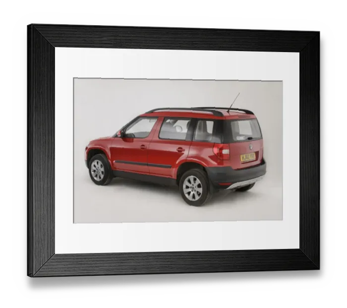 Framed Print : 2011 Skoda Yeti