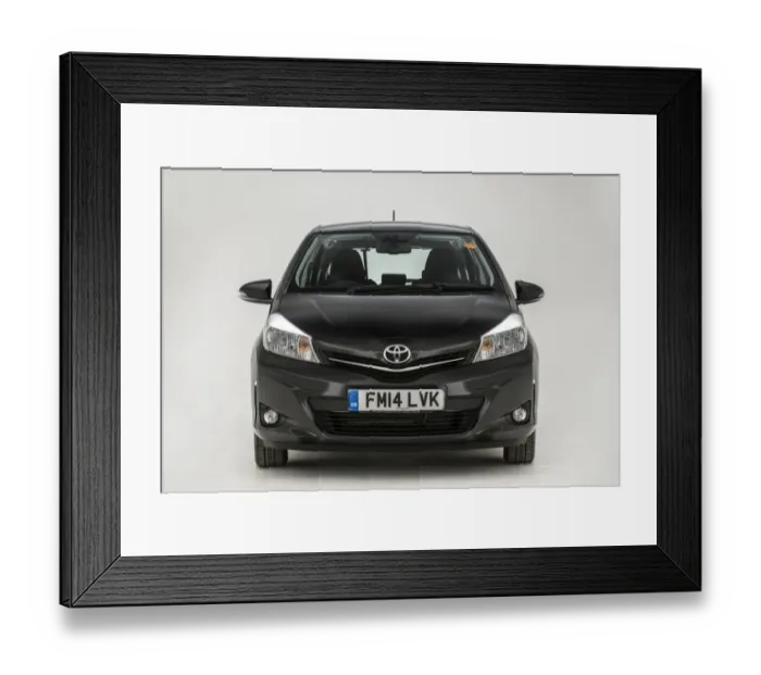 Framed Print : 2014 Toyota Yaris Framed Print : 2014 Toyota Yaris