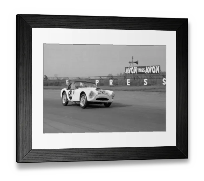Framed Print : A. C. Ace / Bristol Ecurie Chiltern J. McKechnie. Silverstone 9 / 5 / 1959, CD6724 Framed Print : A. C. Ace / Bristol Ecurie Chiltern J. McKechnie. Silverstone 9 / 5 / 1959, CD6724