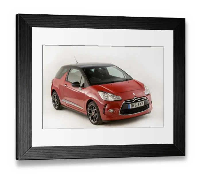 Framed Print : 2013 Citroen DS3 Framed Print : 2013 Citroen DS3