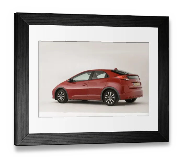 Framed Print : 2013 Honda Civic
