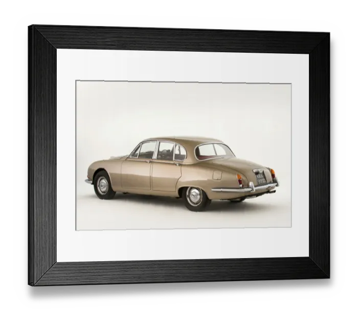 Framed Print : 1966 Jaguar 3. 8s type