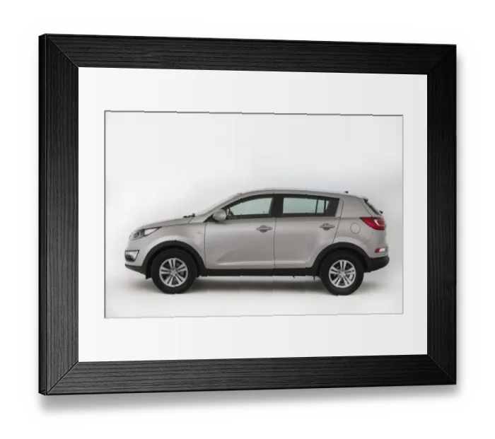 Framed Print : 2013 Kia Sportage Framed Print : 2013 Kia Sportage