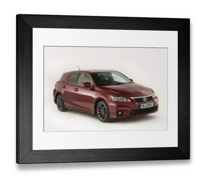 Framed Print : 2012 lexus ct 200h