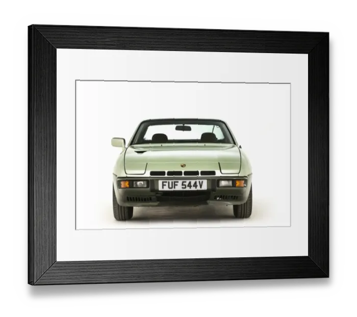 Framed Print : 1980 Porsche 924 Turbo