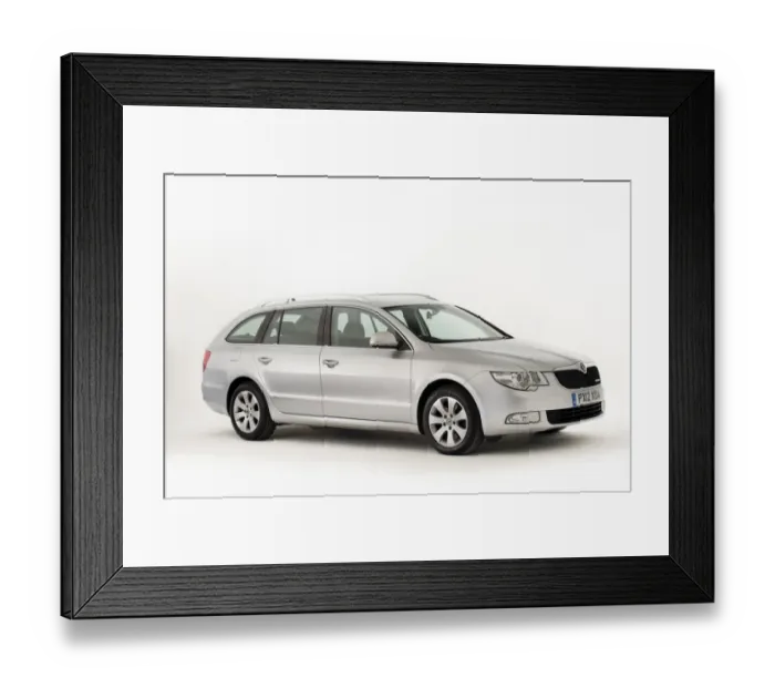 Framed Print : 2012 Skoda Superb estate Framed Print : 2012 Skoda Superb estate