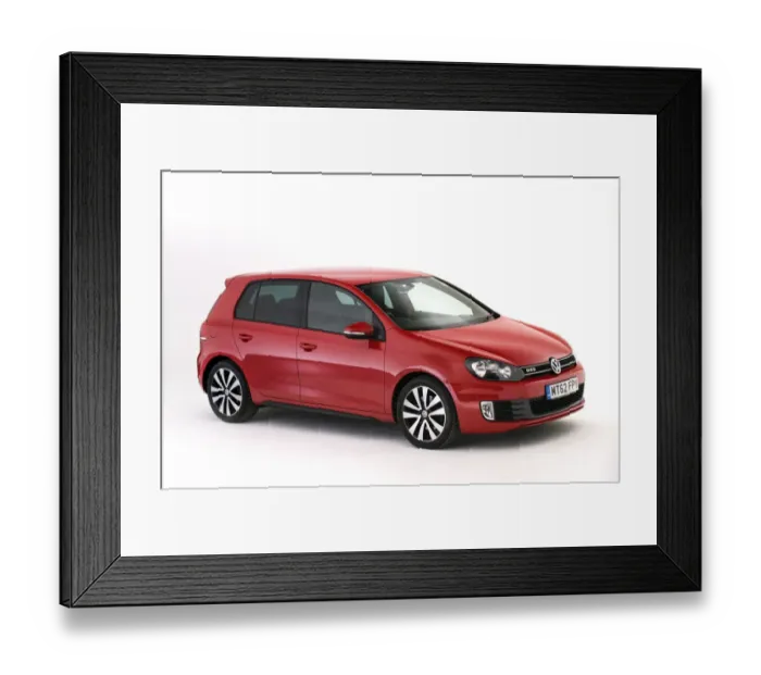 Framed Print : 2012 Volkswagen Golf GTD MkVI Framed Print : 2012 Volkswagen Golf GTD MkVI