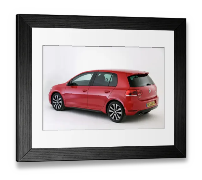 Framed Print : 2012 Volkswagen Golf GTD MkVI Framed Print : 2012 Volkswagen Golf GTD MkVI
