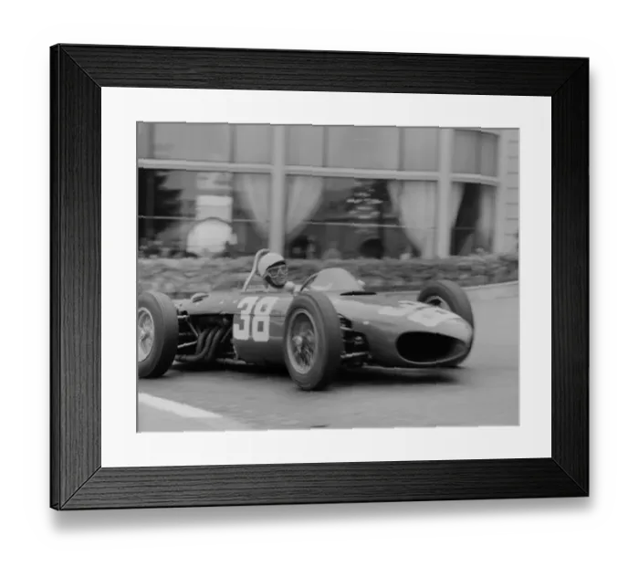 Framed Print : Ferrari 156 Sharknose, Phil Hill, 1961 Monaco Grand Prix Framed Print : Ferrari 156 Sharknose, Phil Hill, 1961 Monaco Grand Prix