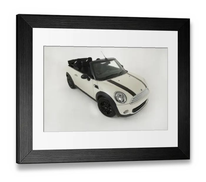 Framed Print : Mini One Convertible 2015 Framed Print : Mini One Convertible 2015
