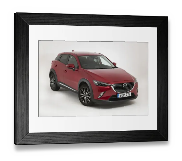 Framed Print : 2015 Mazda CX-3