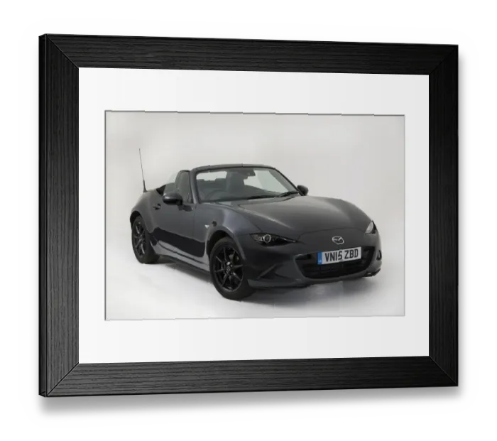 Framed Print : 2015 Mazda MX-5 131ps Sport Nav