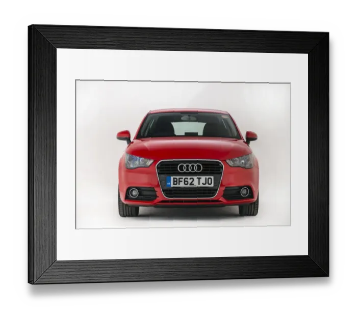 Framed Print : 2012 Audi A1