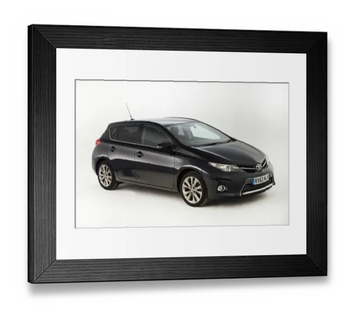 Framed Print : 2013 Toyota Auris Hybrid