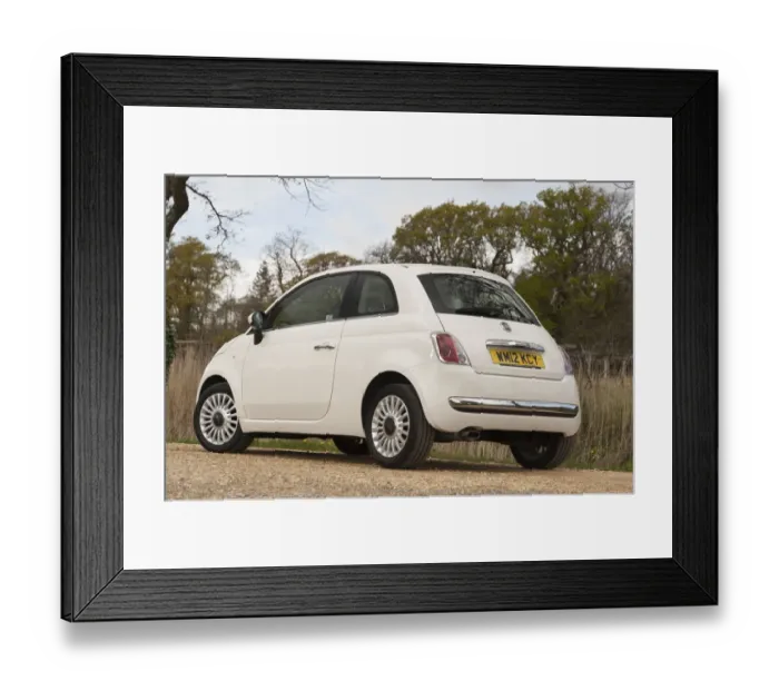 Framed Print : E01926 FIAT 500 2012 Model Framed Print : E01926 FIAT 500 2012 Model