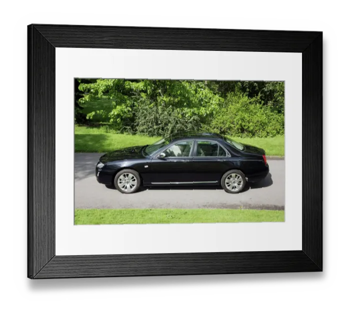Framed Print : 2005 Rover 75. One of the last off the production line