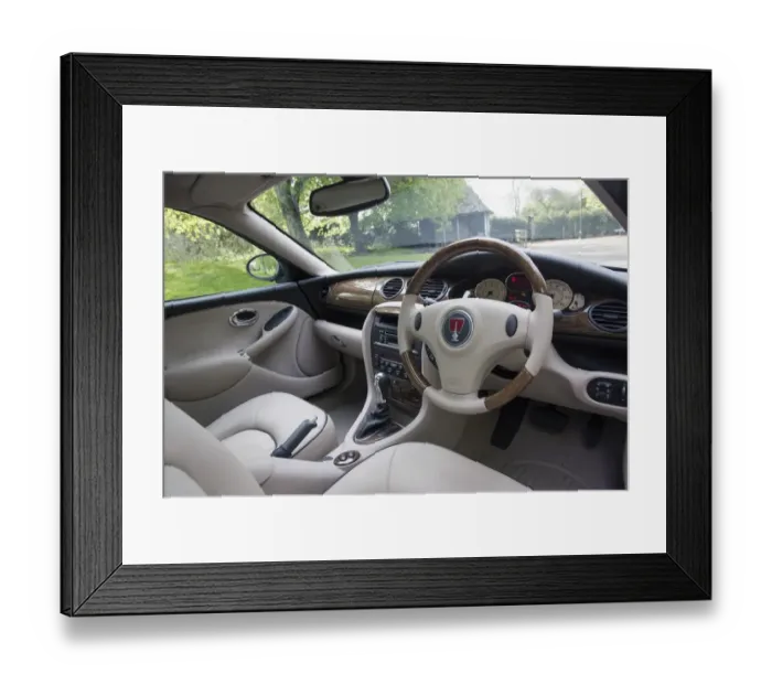 Framed Print : 2005 Rover 75 interior Framed Print : 2005 Rover 75 interior