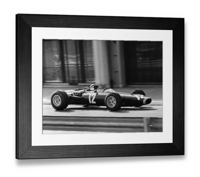 Framed Print : BRM P261 V8 Jackie Stewart winner 1966 Monaco Grand Prix