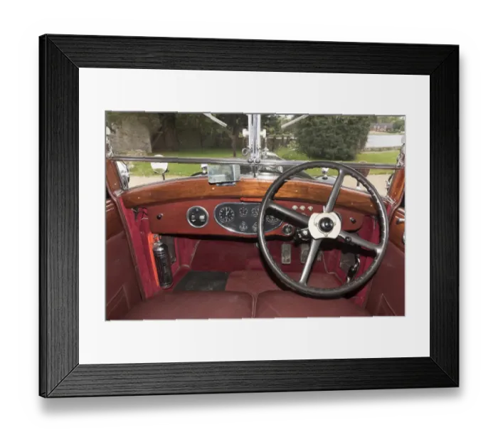 Framed Print : 1933 Rolls - Royce Phantom II Sedanca de Ville. Barker body Framed Print : 1933 Rolls - Royce Phantom II Sedanca de Ville. Barker body
