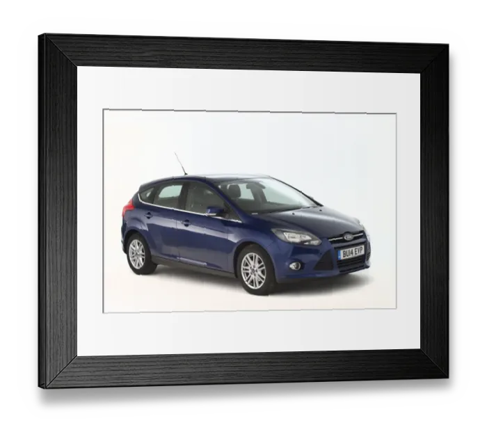 Framed Print : 2014 Ford Focus Framed Print : 2014 Ford Focus