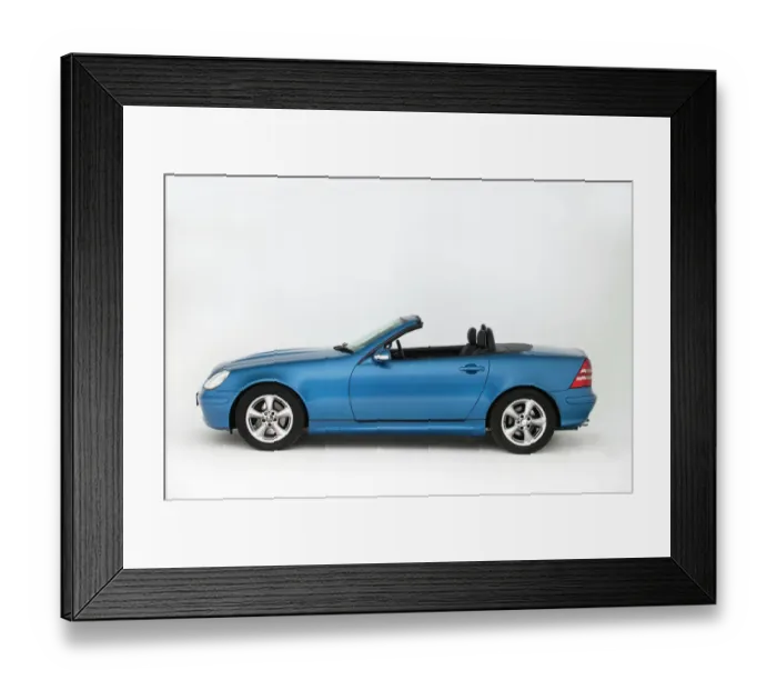 Framed Print : 2001 Mercedes Benz SLK 320 Framed Print : 2001 Mercedes Benz SLK 320